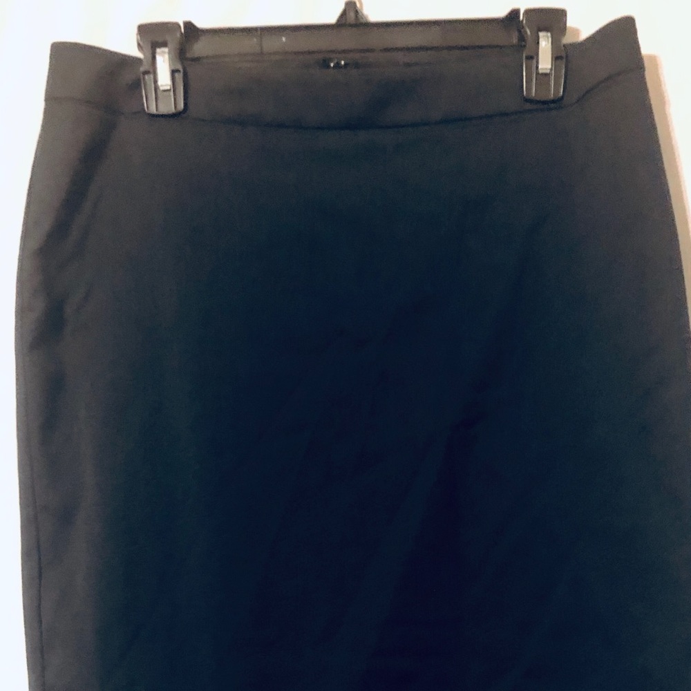 CAbi Charcoal Gray Straight Skirt